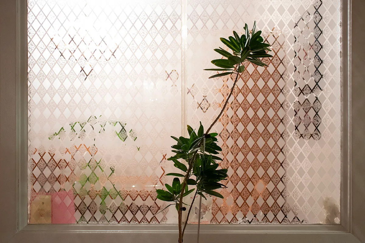 Frosted glass
