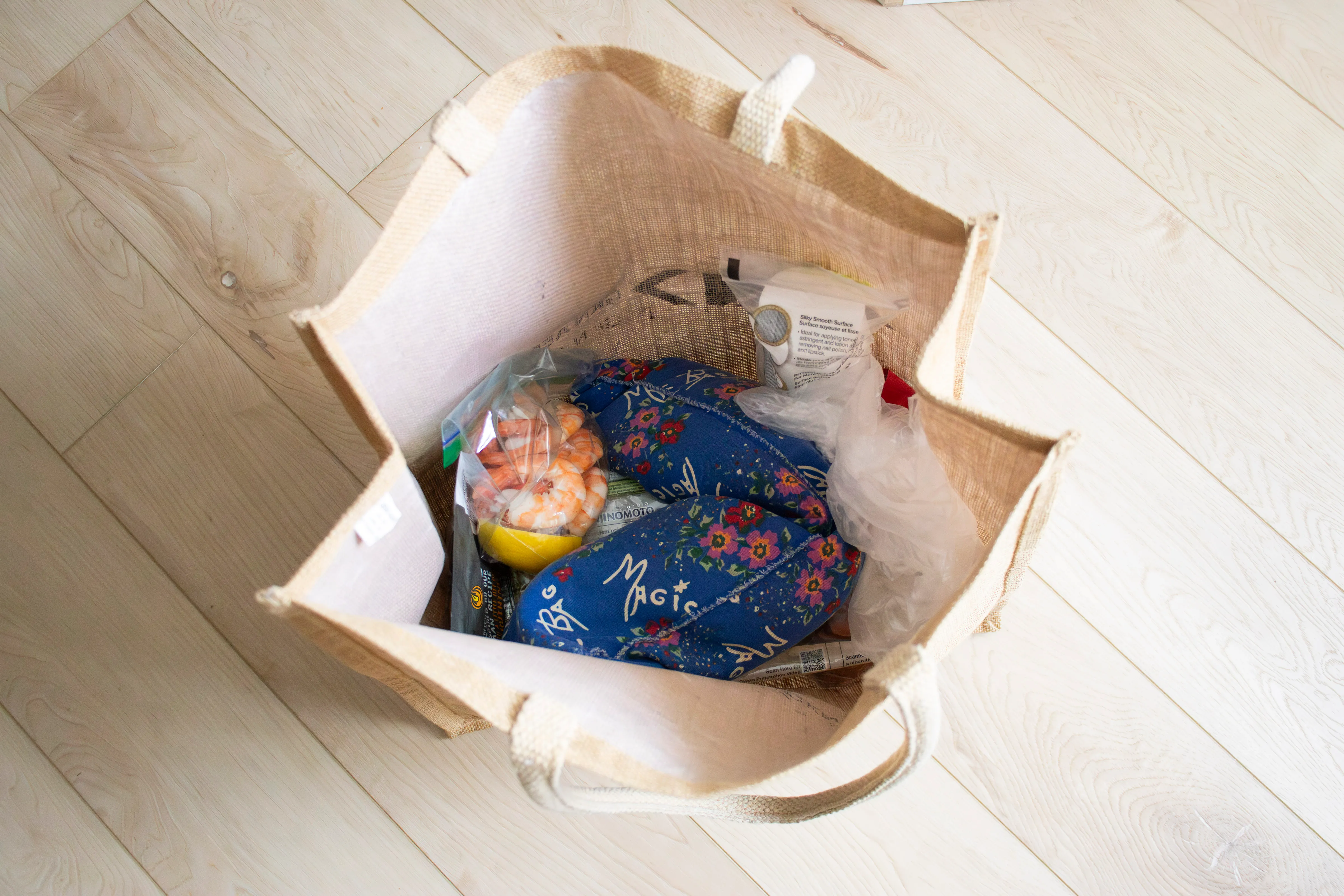 Shrimp in a bag